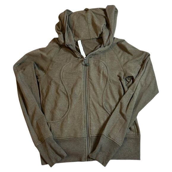 lululemon athletica Tops - 2000s Lululemon Green Zip Up Hoodie Sweatshirt Womens 8 Running Yoga Sporty